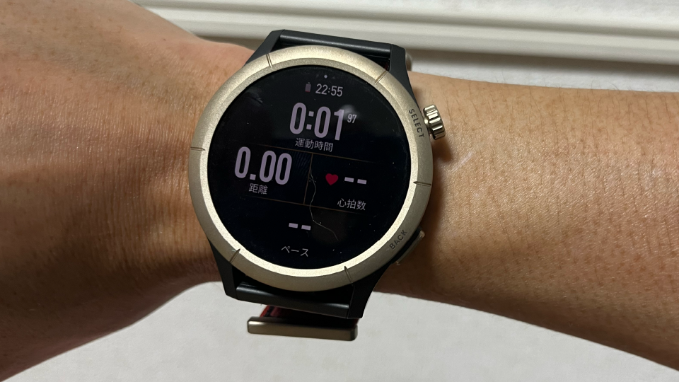 amazfit cheetah pro【ハイドロゲルフィルム2枚組】さ 黒く